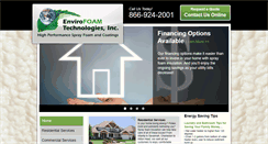 Desktop Screenshot of envirofoamtech.com